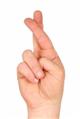 fingers crossed- image